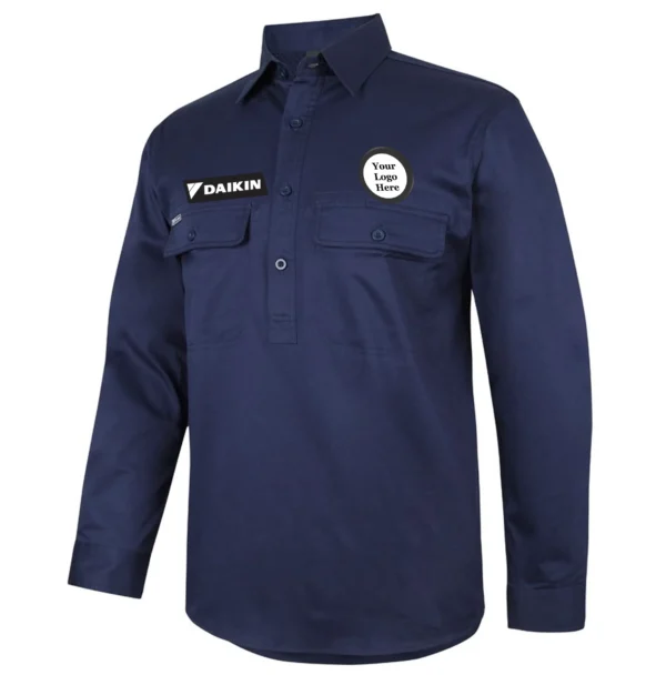 Close Front Work Shirt – Long Sleeve